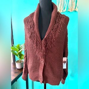 Witty Fox Small sweater western style brown